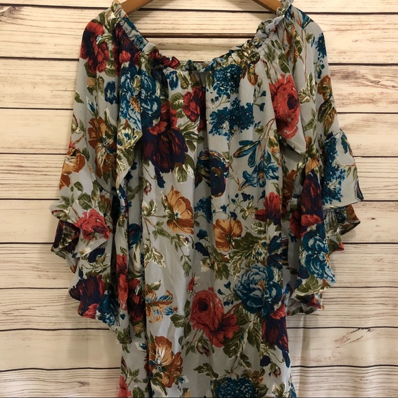 She and Sky Dresses & Skirts - She + Sky Floral Dress